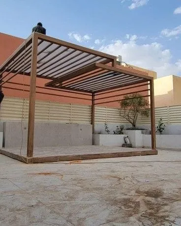 افضل تركيب برجولات ومظلات استراحات في شمال الرياض