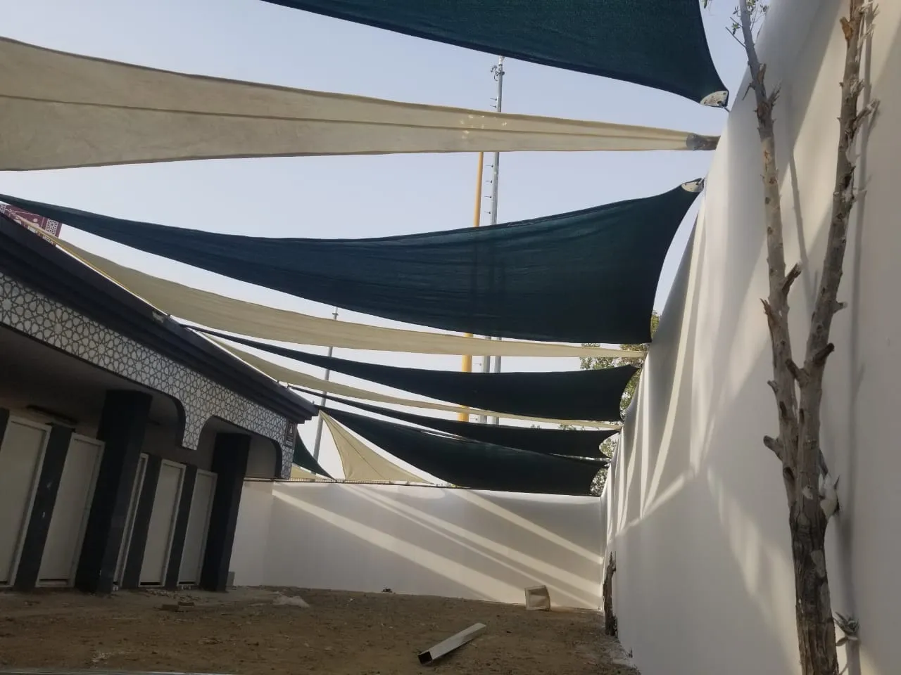 تركيب مظلات شد إنشائي للمدارس والحدائق بالرياض وشمالها 