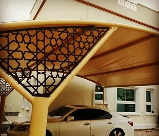 تركيب مظلات سيارات حديثة وفعالة في شمال الرياض 