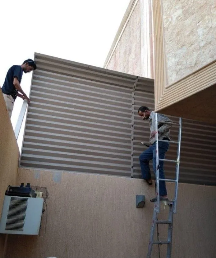 حداد لتركيب سواتر قص وتركيب سواتر ليزر شمال الرياض 