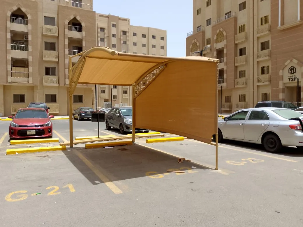 مظلات مواقف سيارات شمال الرياض 