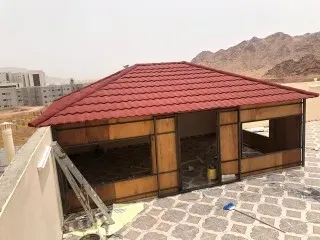 تركيب قرميد أسطح حي المعذر بالرياض 