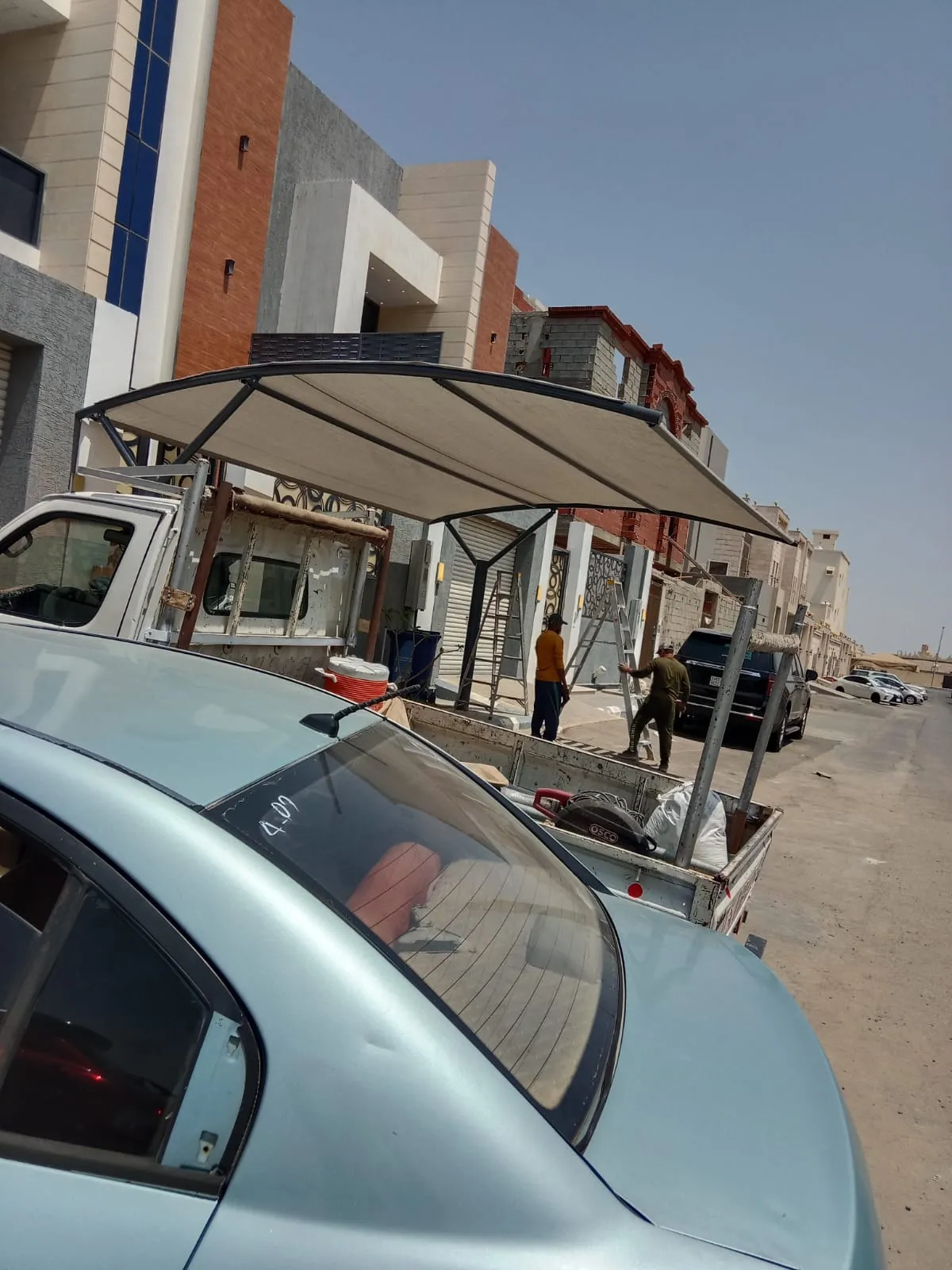 تركيب مظلات مودرن في شمال الرياض 