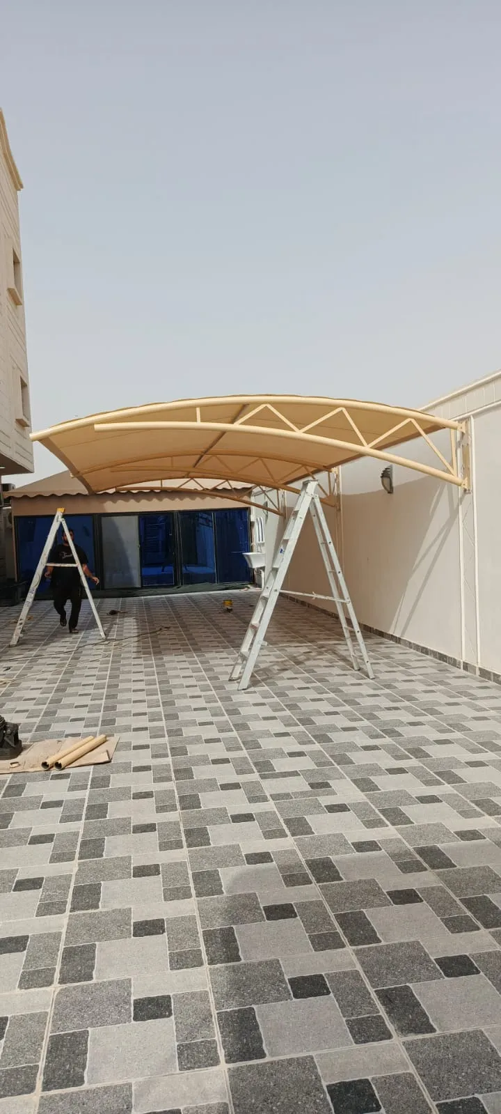 تركيب مظلات مودرن في شمال الرياض 