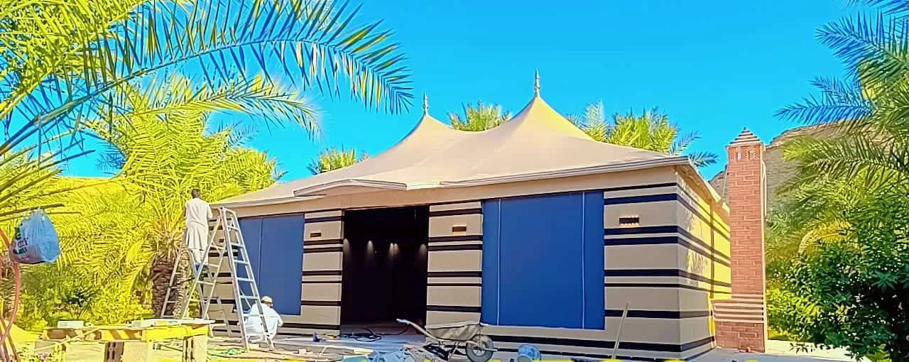 خيام سوبر ملكية في حي العروبه بشمال الرياض 
