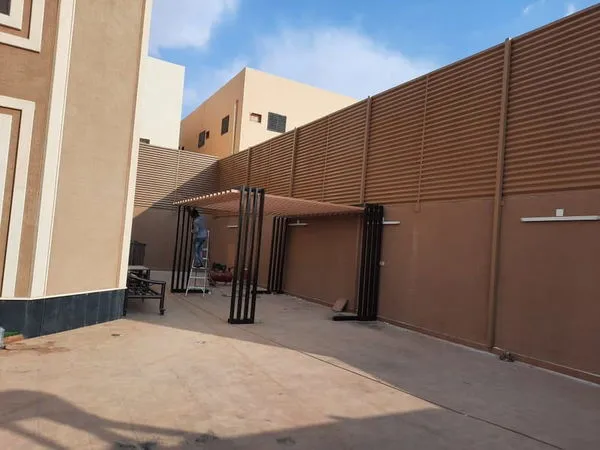 تركيب مظلات أحواش لمنازل حي ملهم بالرياض 