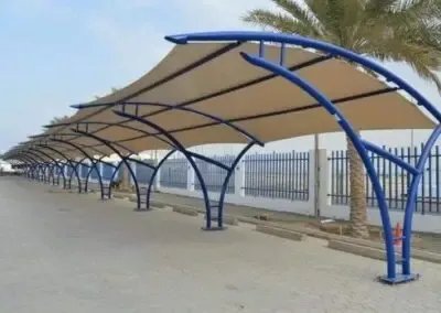 تركيب مظلات حي طويق بالرياض 