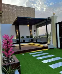 تركيب مظلات وبرجولات لكسان حي النرجس والياسمين بالرياض 