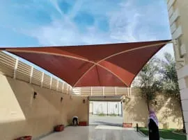 مظلات مدارس حي العليا والصحافة بالرياض 