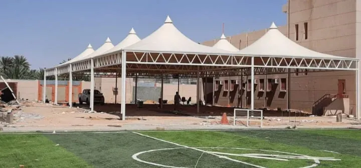 مظلات مدارس حي العليا والصحافة بالرياض 