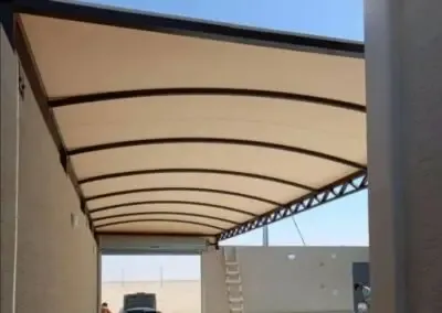 تركيب مظلات بوثلين في شمال الرياض بجودة عالية 