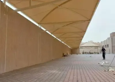 تركيب مظلات بوثلين في شمال الرياض بجودة عالية 
