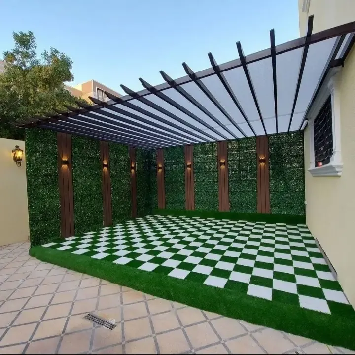 مظلات خارجية للمنازل في حي اشبيليا بالرياض 