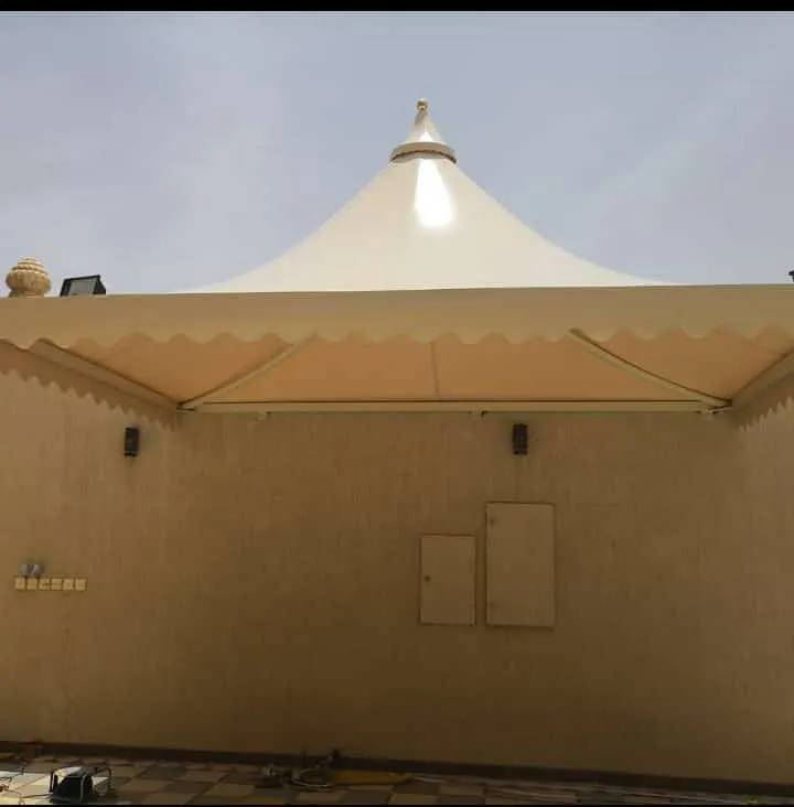 مظلات خارجية للمنازل في حي اشبيليا بالرياض 