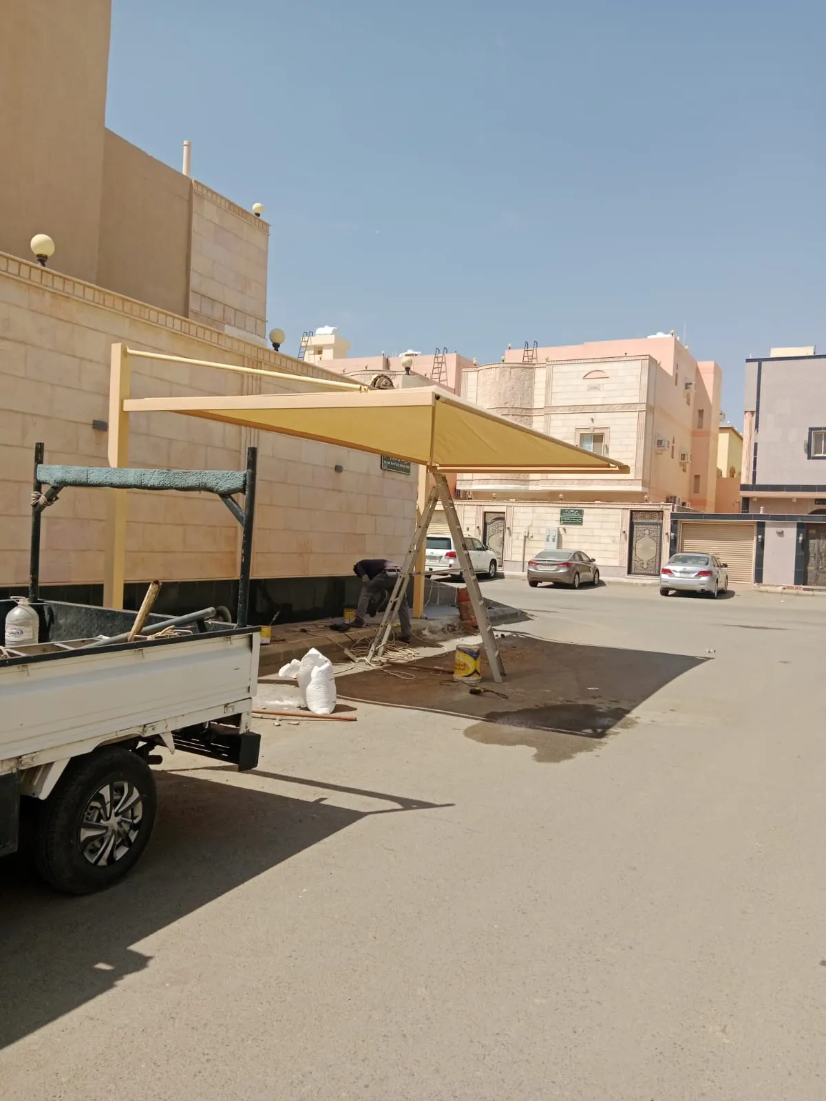 مظلات شمال الرياض حي طويق 