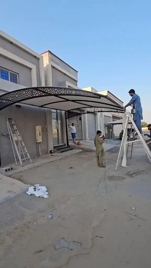 مظلات سيارات حي المرسلات بالرياض 