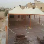 افضل تركيب مظلات هرمية حديثة لعام 2026في شمال الرياض 