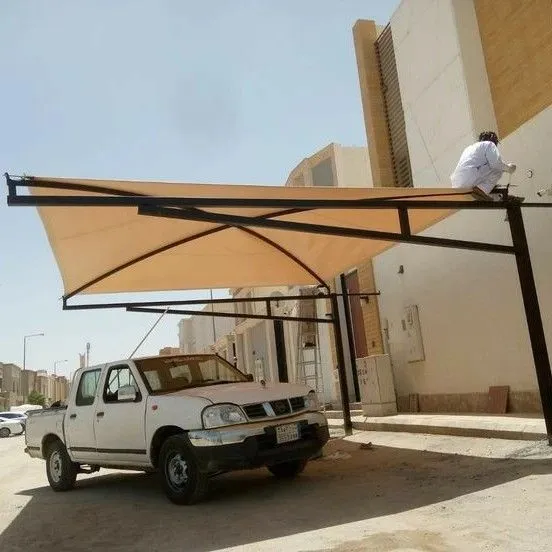 افضل تركيب مجالس زجاجية جاهزة ومظلات سيارات حي قيروان 